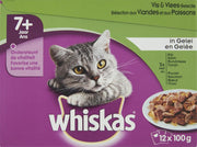 Whiskas Multipack Pouch Senior - Vlees/Vis - 12 x 100 g