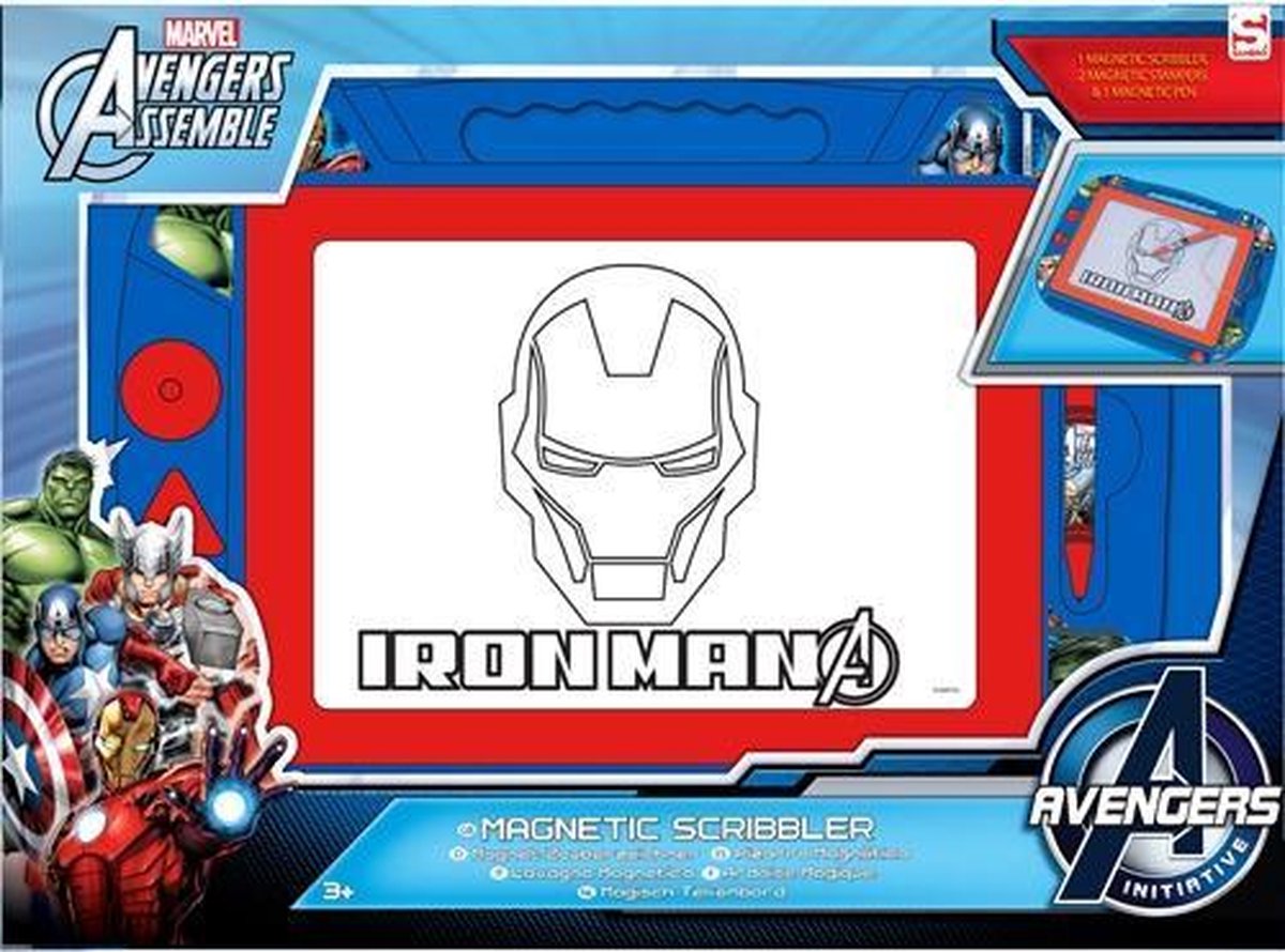 Avengers Magnetisch Tekenbord + Stempels