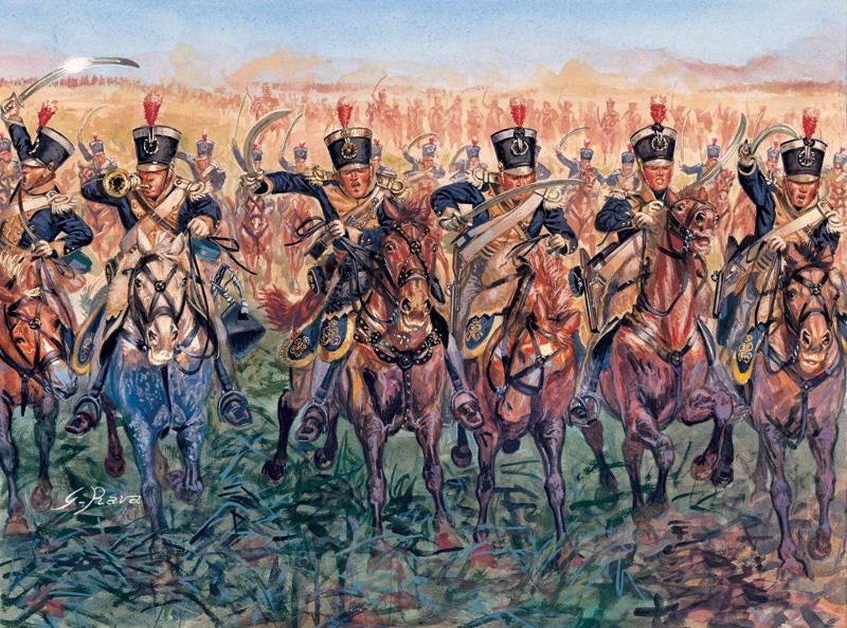 Italeri - Napoleonic W. British L.cavalry 1815 1:72 (Ita6094s)