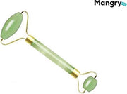 Jade Roller Gezichtsmassage | Luxe Gezichtsroller | Anti Rimpel Gezichtsroller | Anti donkere kringen | Anti rimpels | Gezichtsmassage | Afvalstoffen reiniger | Jade Roller |100% Natuurlijke Jade steen- Mangry