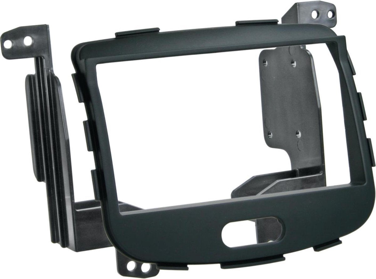 2-DIN Paneel Hyundai I10 2008-2013 Kleur: Rubbertouch Zwart