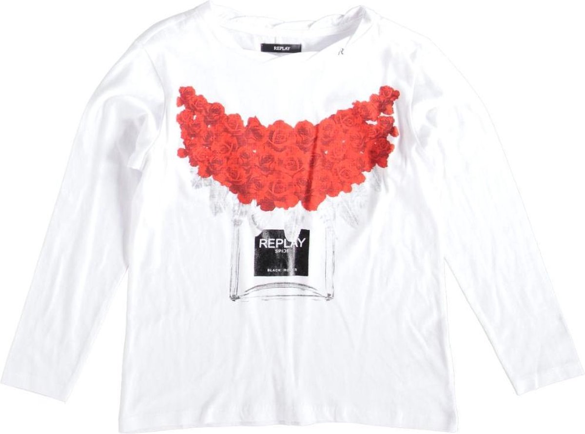 Replay witte longsleeve Maat - 116