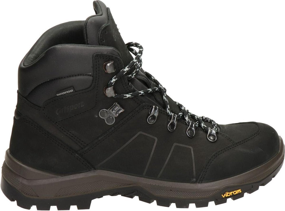 Grisport Utah Mid zwart wandelschoenen uni (14439-01)