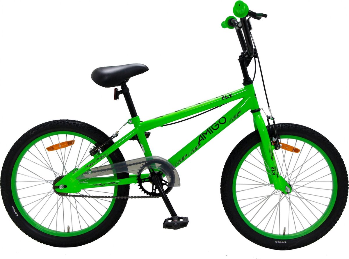 Amigo Fly - BMX fiets 20 inch - Voor jongens en meisjes - Groen