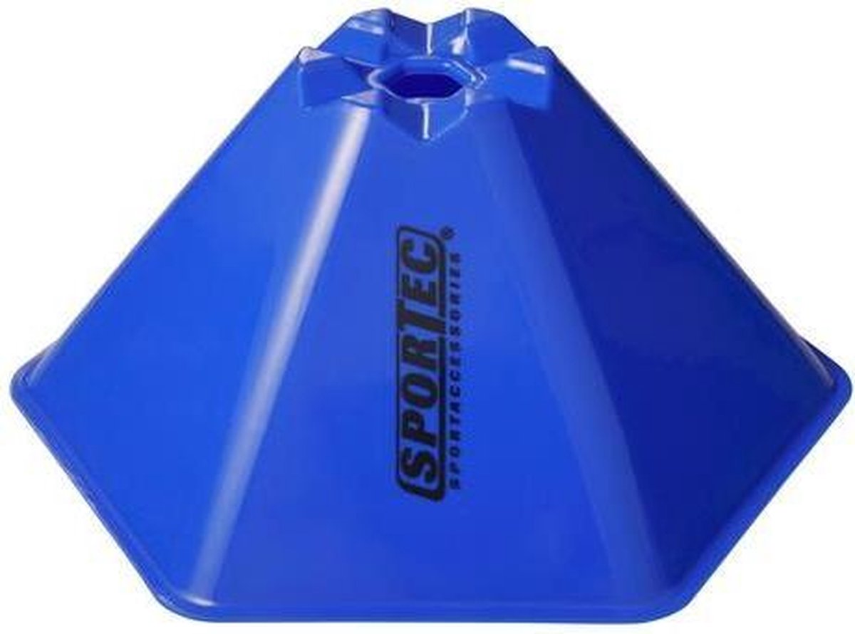 Afbakenbollen Hexagonaal Groot Set 10 Stuks Royal Blauw