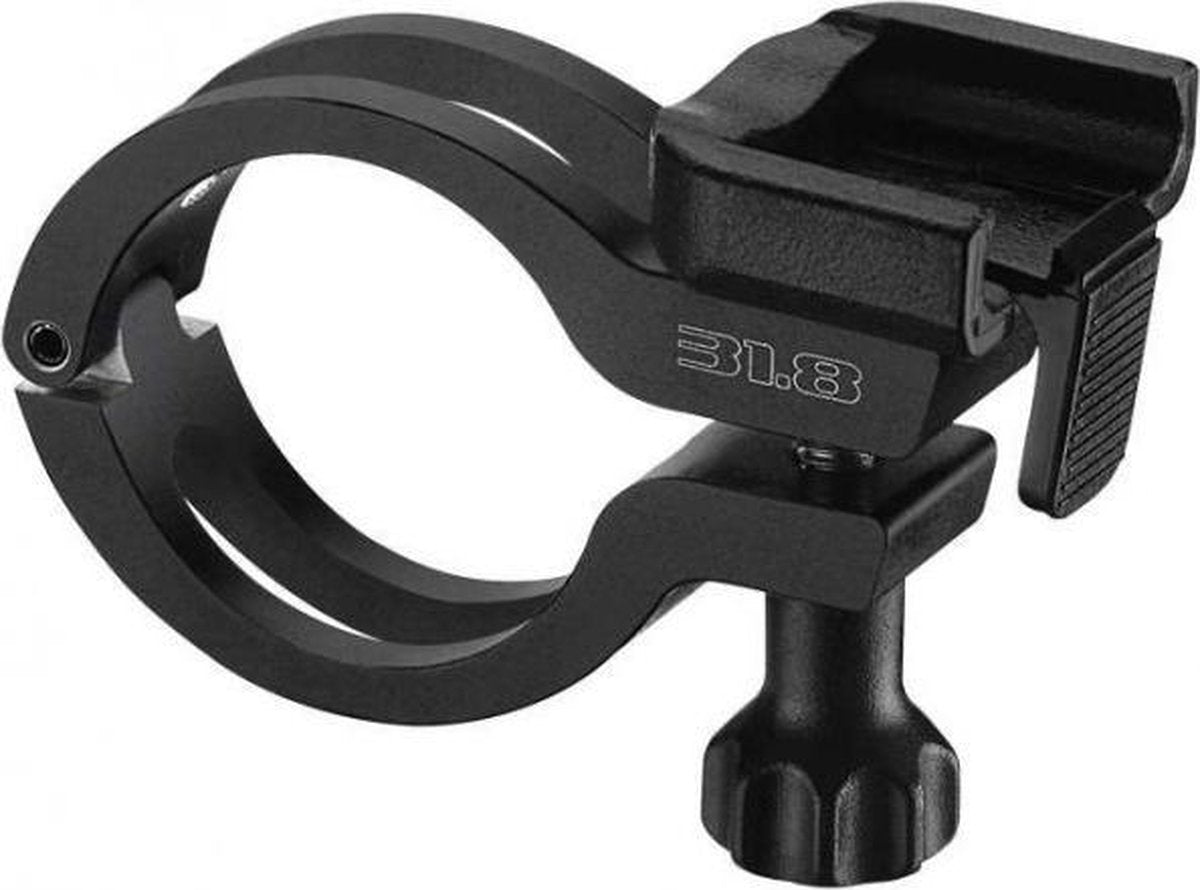 Lezyne 31.8Mm Handle Bar Mount Al Black Verlichting accessoires en onderdelen