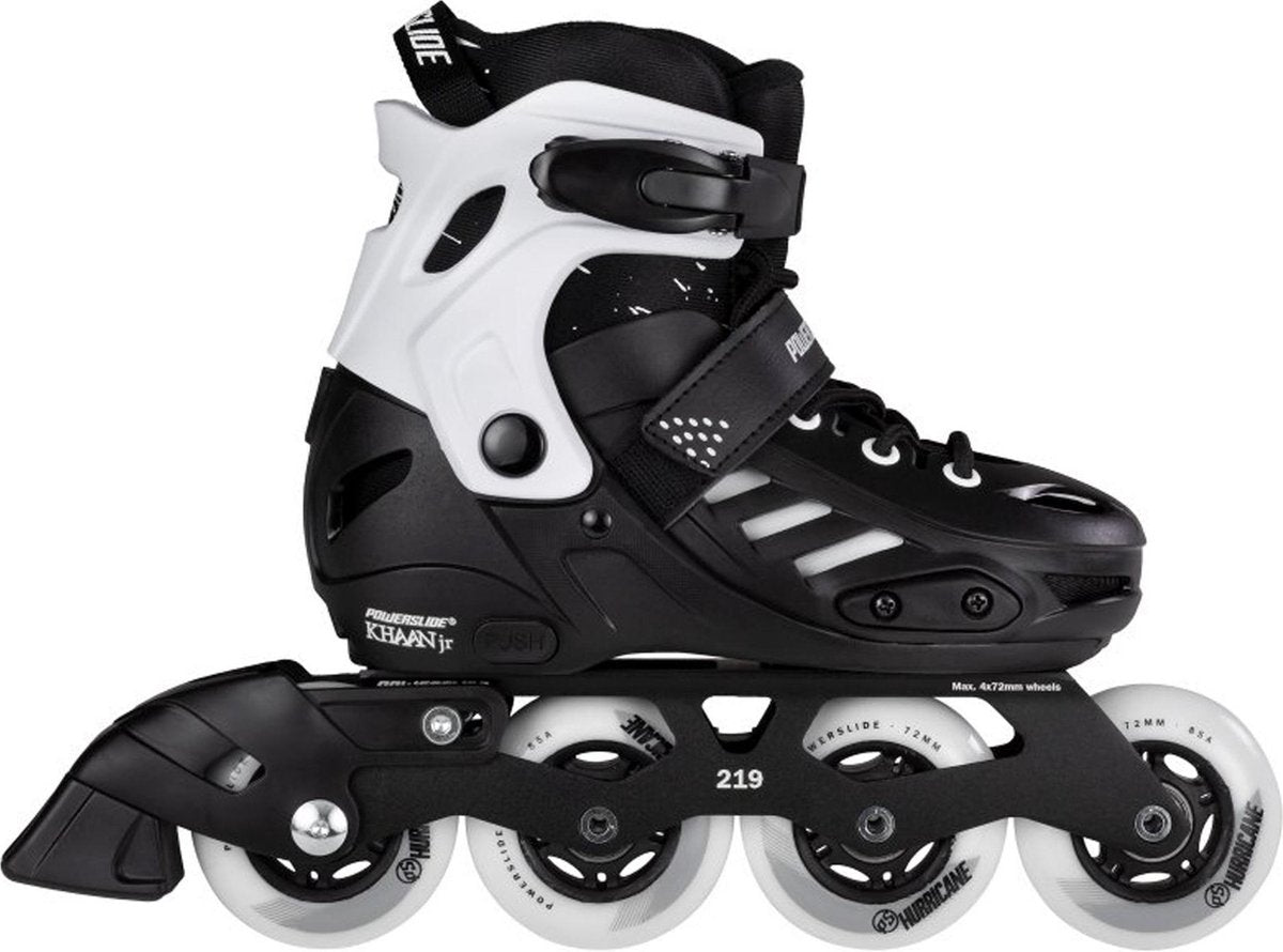Powerslide Powerslide Khaan SQD Inlineskates - Maat 35-38 - Unisex - zwart/wit