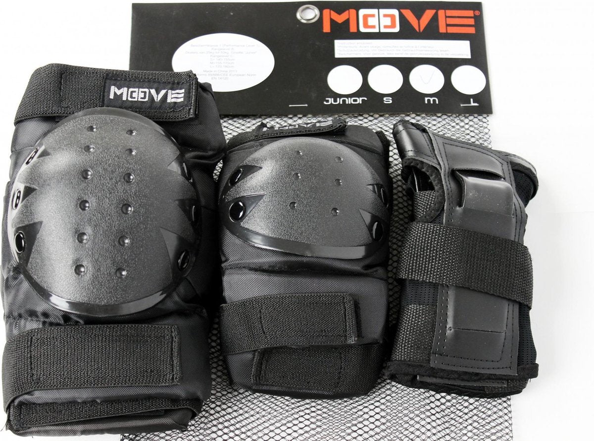 Beschermset Move - Junior - Zwart