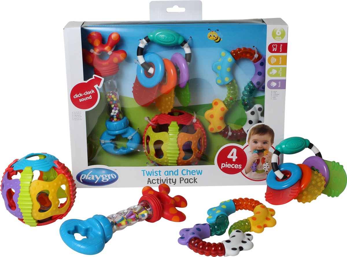 Playgro Geschenkset Rammelaars - 4 Stuks