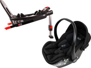 Blij'r Klik&Go Autostoel - i-Size - 40cm tot 87cm - <13kg - met slabbetje- zwart