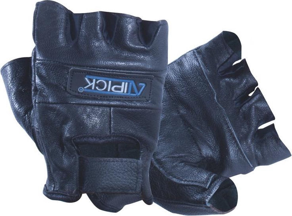 Atipick Fitness-handschoenen Leer Zwart Maat S