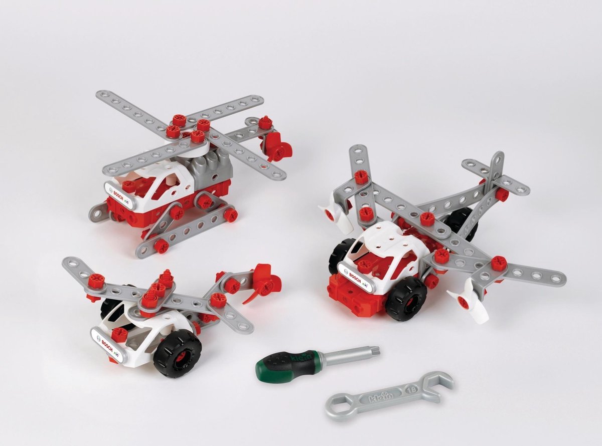 BOSCH 3 in 1 Helikopter Team Constructiespeelgoed