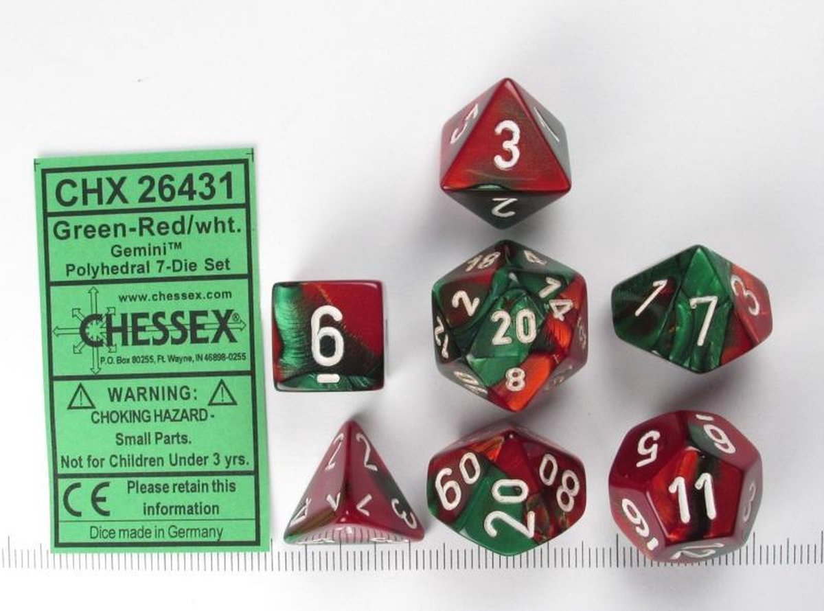 Chessex dobbelstenen set