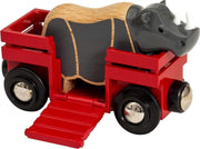 BRIO Wagon met neushoorn - 33968