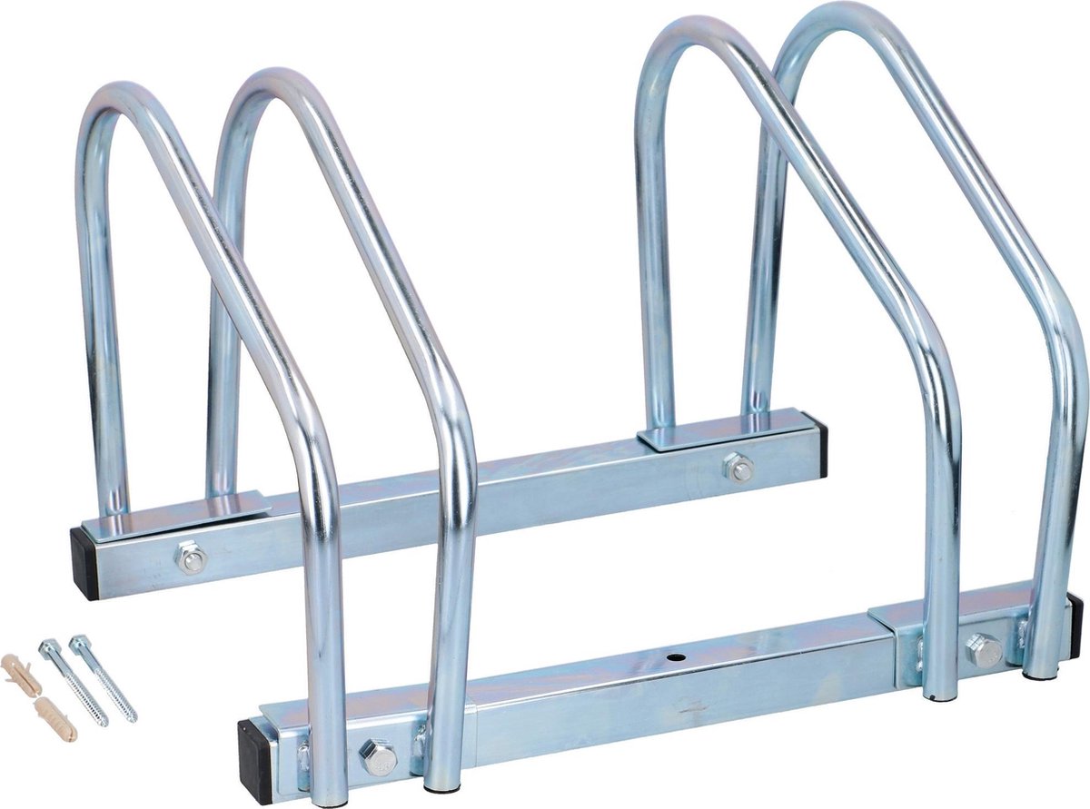 Dunlop Fietsenrek voor 2 fietsen - Aluminium