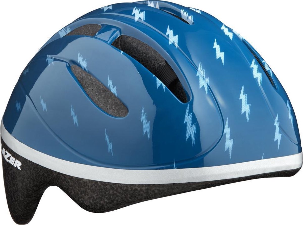 Lazer Fietshelm Bob Junior Blauw/zwart Maat 46-52 Cm
