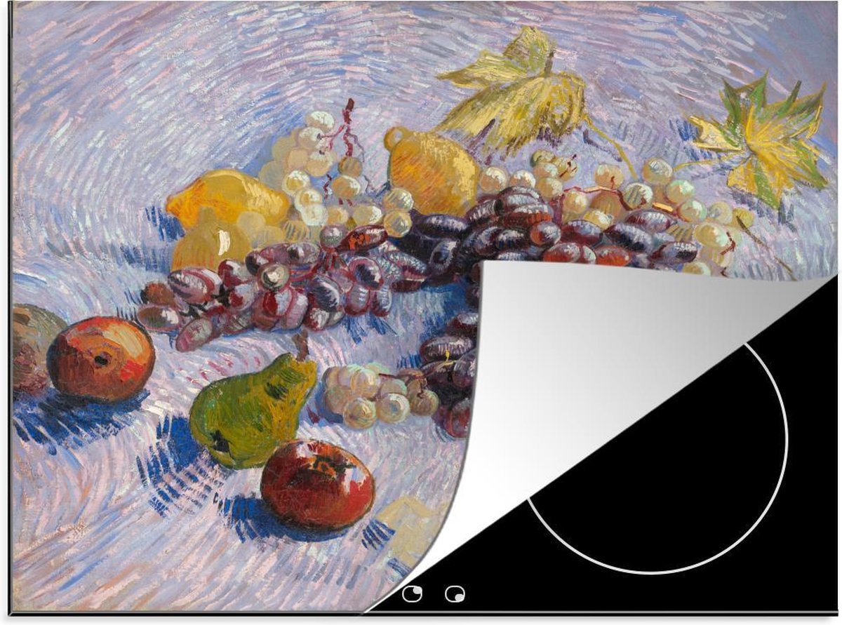 Inductie beschermer - Stilleven van fruit - Vincent van Gogh - 60x52 cm - inductiebeschermer