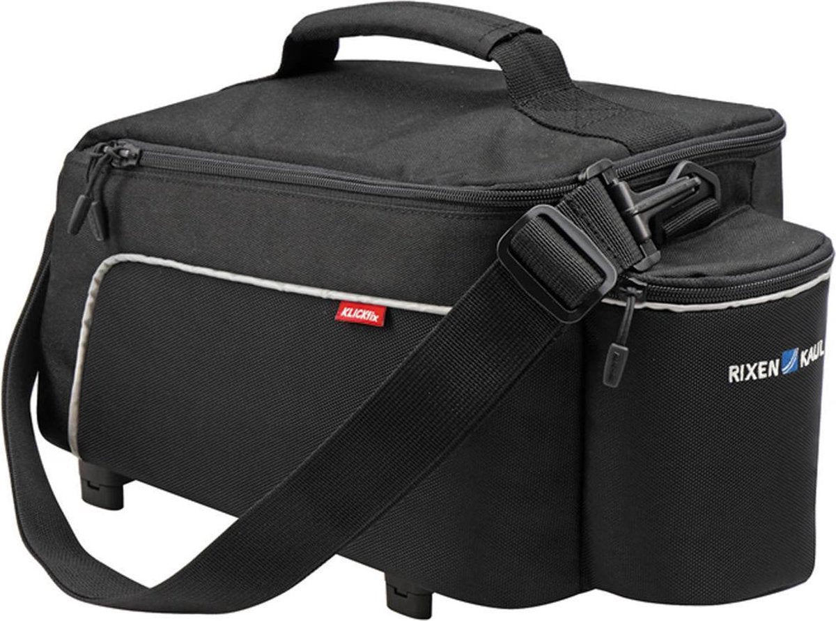 KlickFix Rackpack Light Fietstas voor Racktime zwart