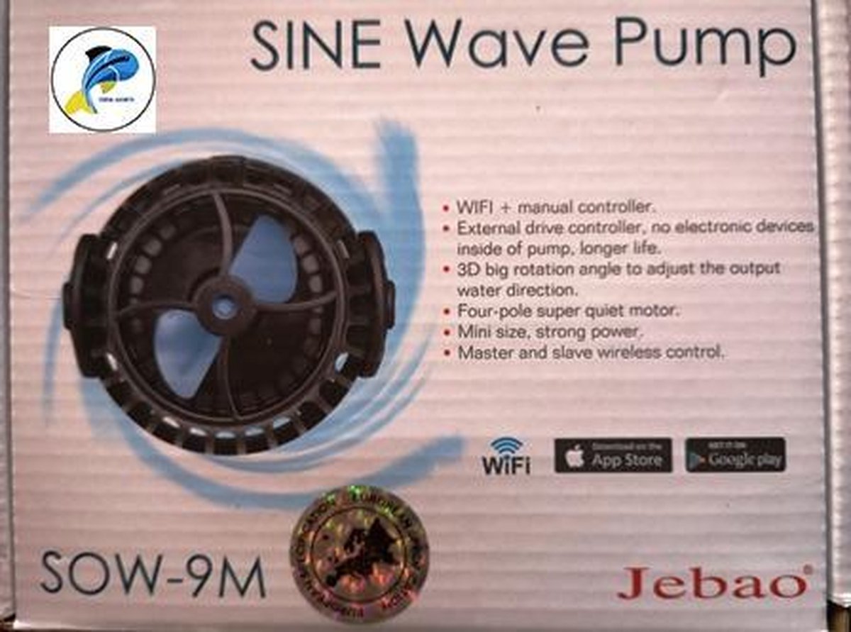 Stromingspomp Aquarium Jecod SOW-9 M Wifi Controlled
