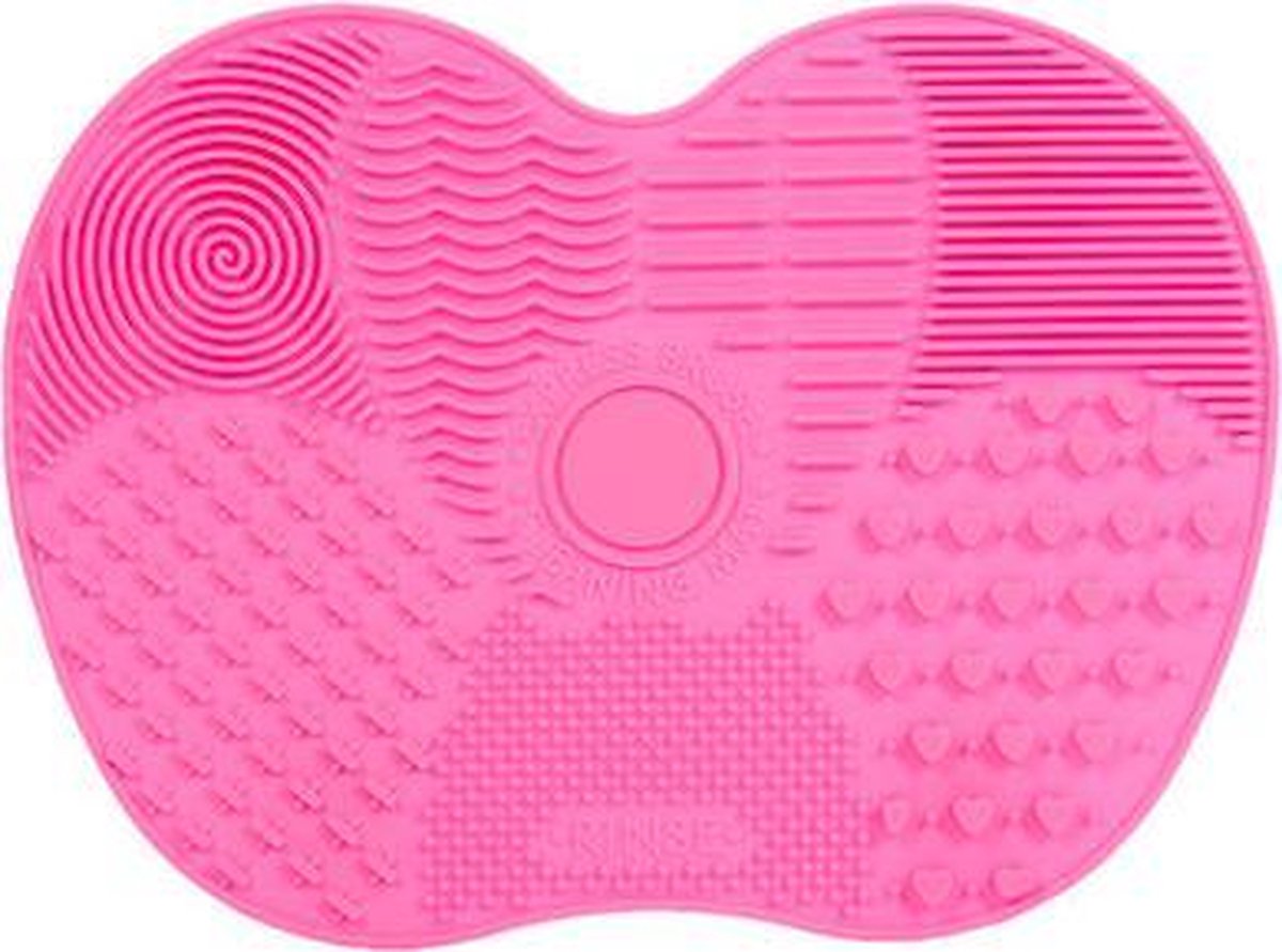 Make Up Schoonmaak Mat Groot (Roze) | Cleaning Pad voor Make Up Kwast
