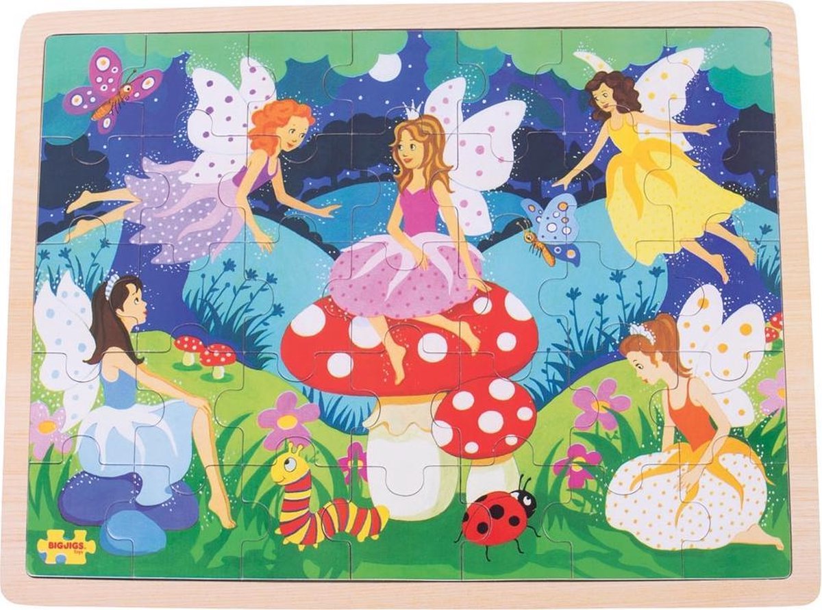 Bigjigs Enchanted Fairies 35 pce Tray puzzle