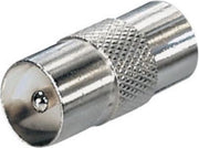S-Impuls IEC (m) - IEC (m) coax koppelstuk / metaal