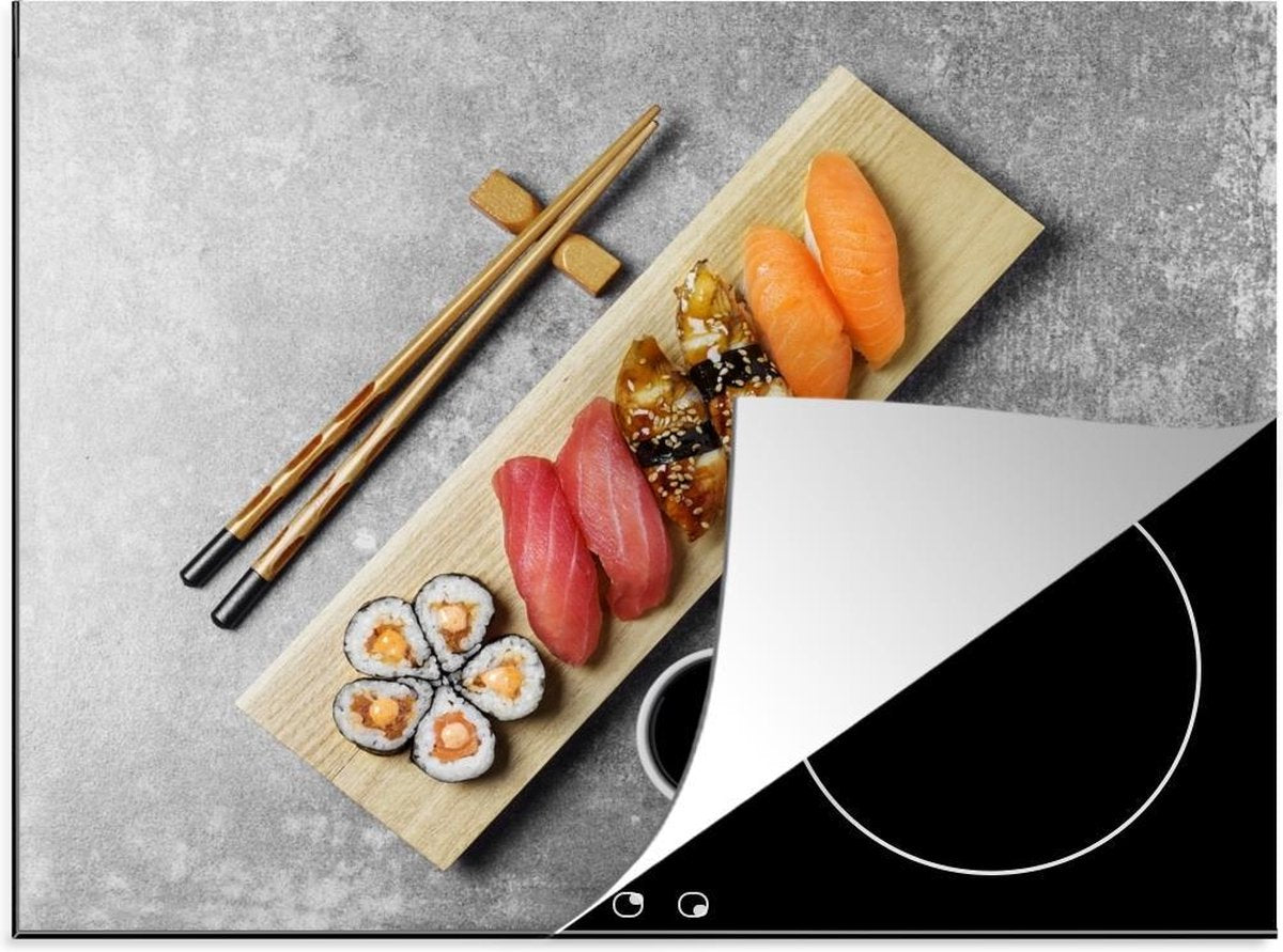 Luxe inductie beschermer Sushi - 60x52 cm - Sushi plank  - inductiebeschermer