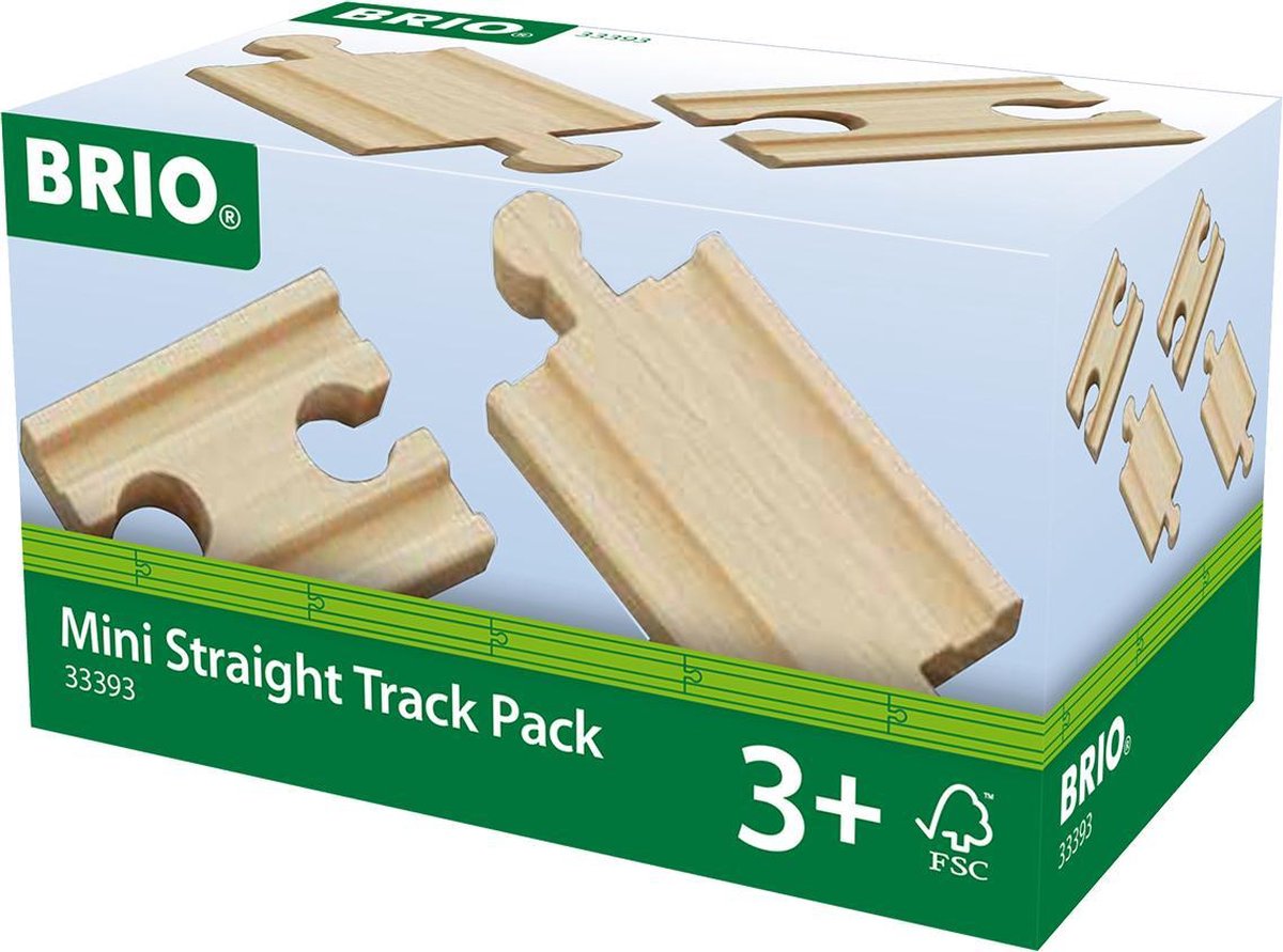 BRIO Korte rechte rails - 33393
