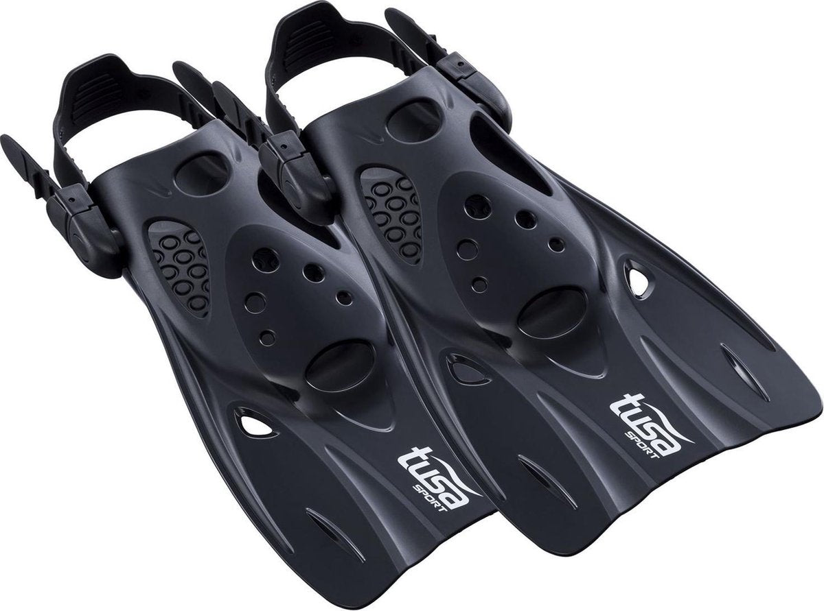TUSA SPORT compact snorkelvinnen - Zwart - Maat L (42-49)