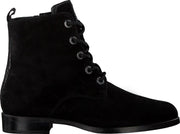 Hassia Granada Veterboots - Laarzen Met Veters - Dames - Zwart - Maat 37+