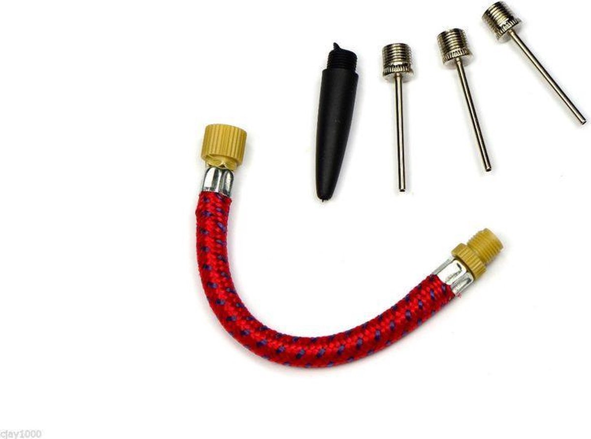 Doodadeals® | Balnaalden | Pompnaalden | Ballenpomp Naalden | Set van 4 stuks | Met Flexibele Slang en Opzetstuk