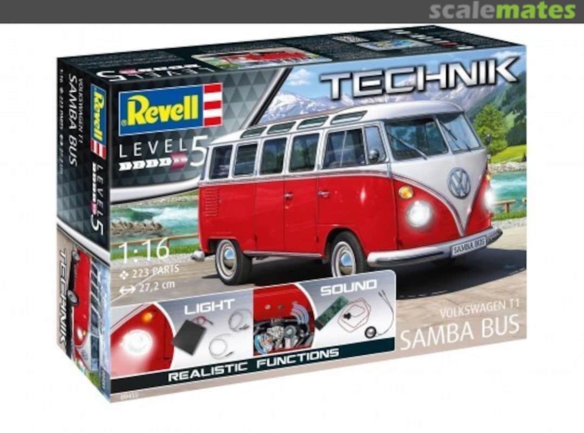 Volkswagen T1 Samba Bus - 1:16 - Revell Technik 00455 - met licht en geluid