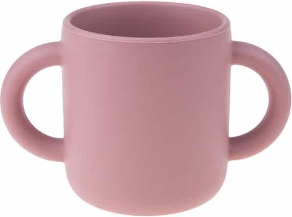 Siliconen Mokken - Kinderservies - Framboos Roze