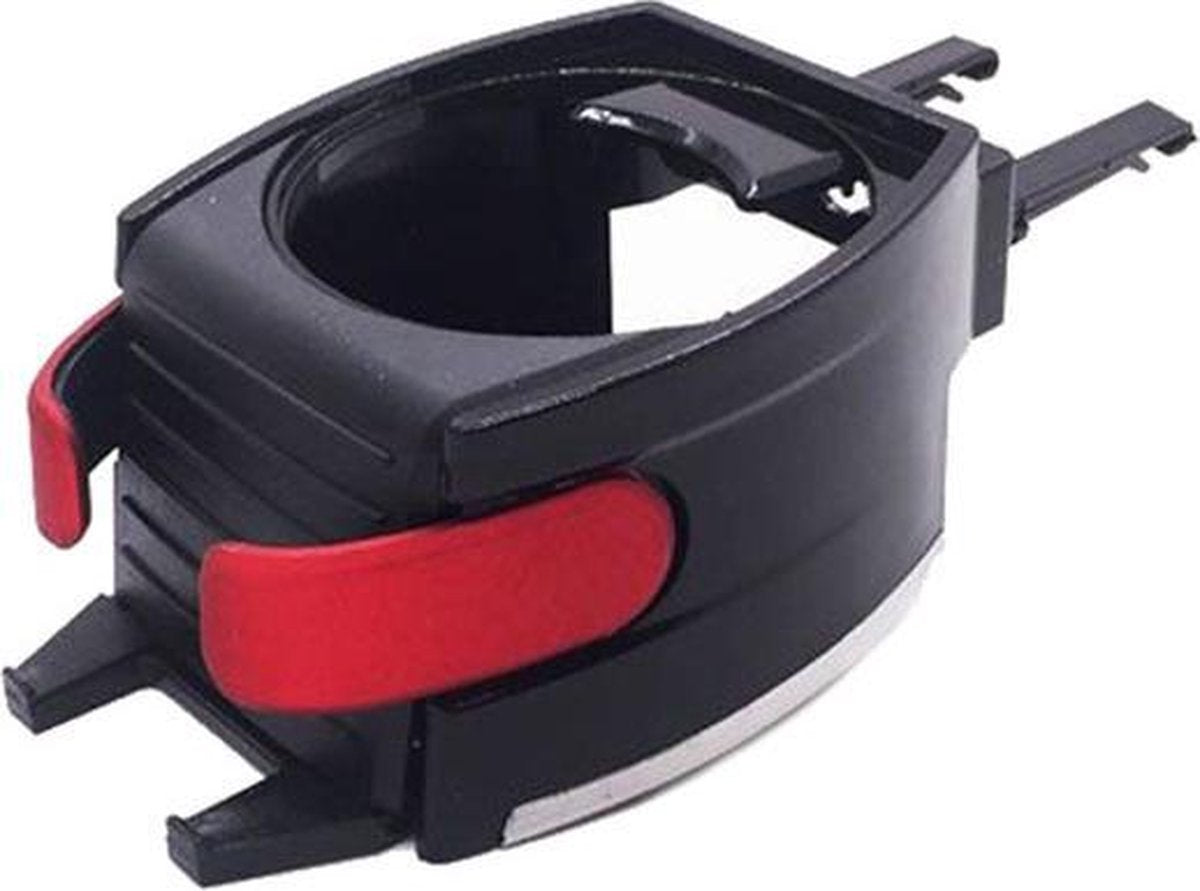2 in 1 Bekerhouder & Telefoonhouder - Auto bekerhouder - Fleshouder - Koffie houder - Blikjeshouder - Rood -10x8.5x5.8cm.