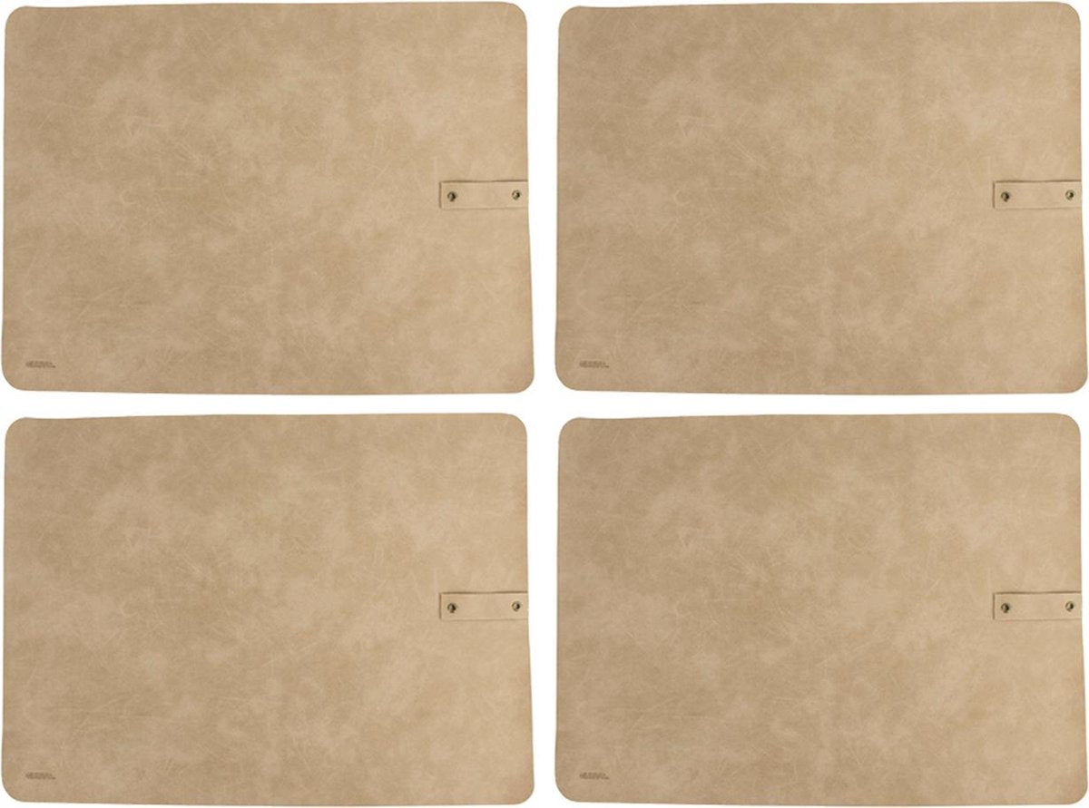 Placemat set 4-delig Beige