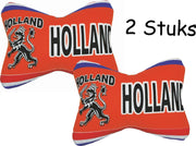 Nekkussen - Holland & Leeuw - opdruk - EK/WK - Oranje - 17 x 24 cm -  2 stuks