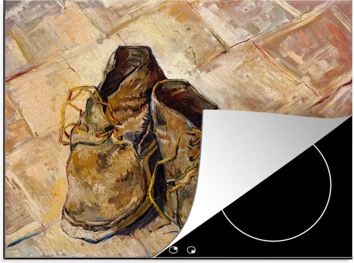 Inductie beschermer - Schoenen - Vincent van Gogh - 60x52 cm - inductiebeschermer