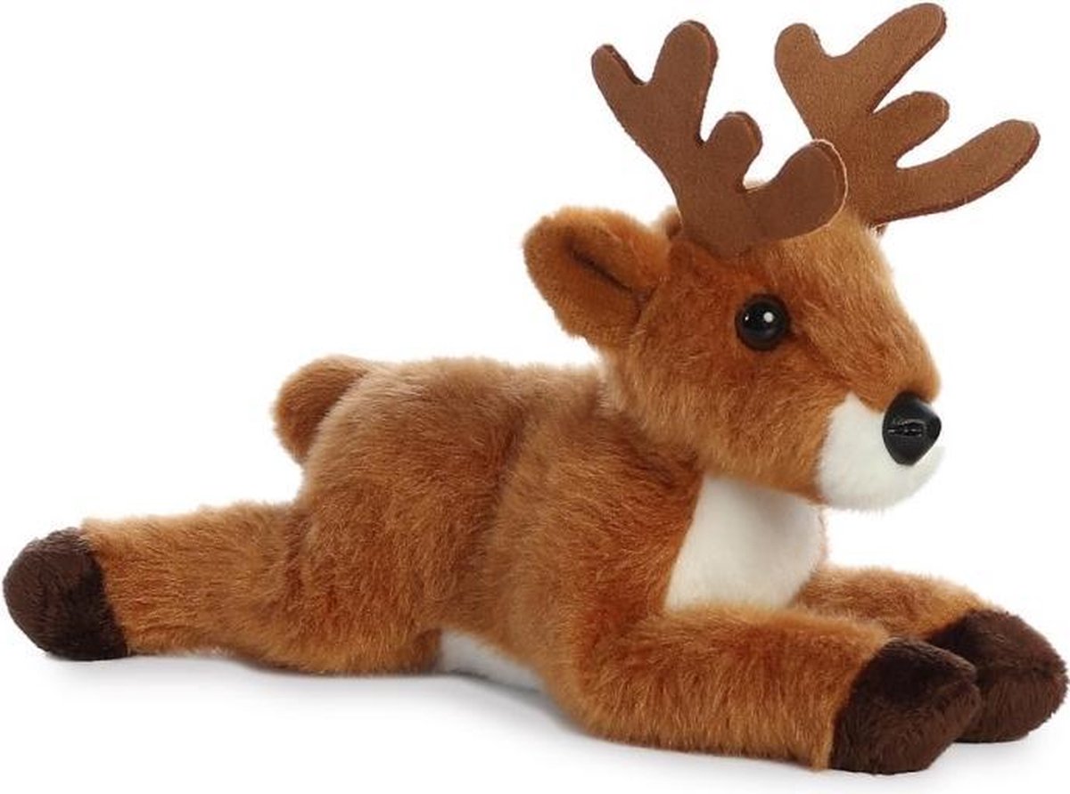 Aurora Knuffel Mini Flopsie Hert Bruin 20