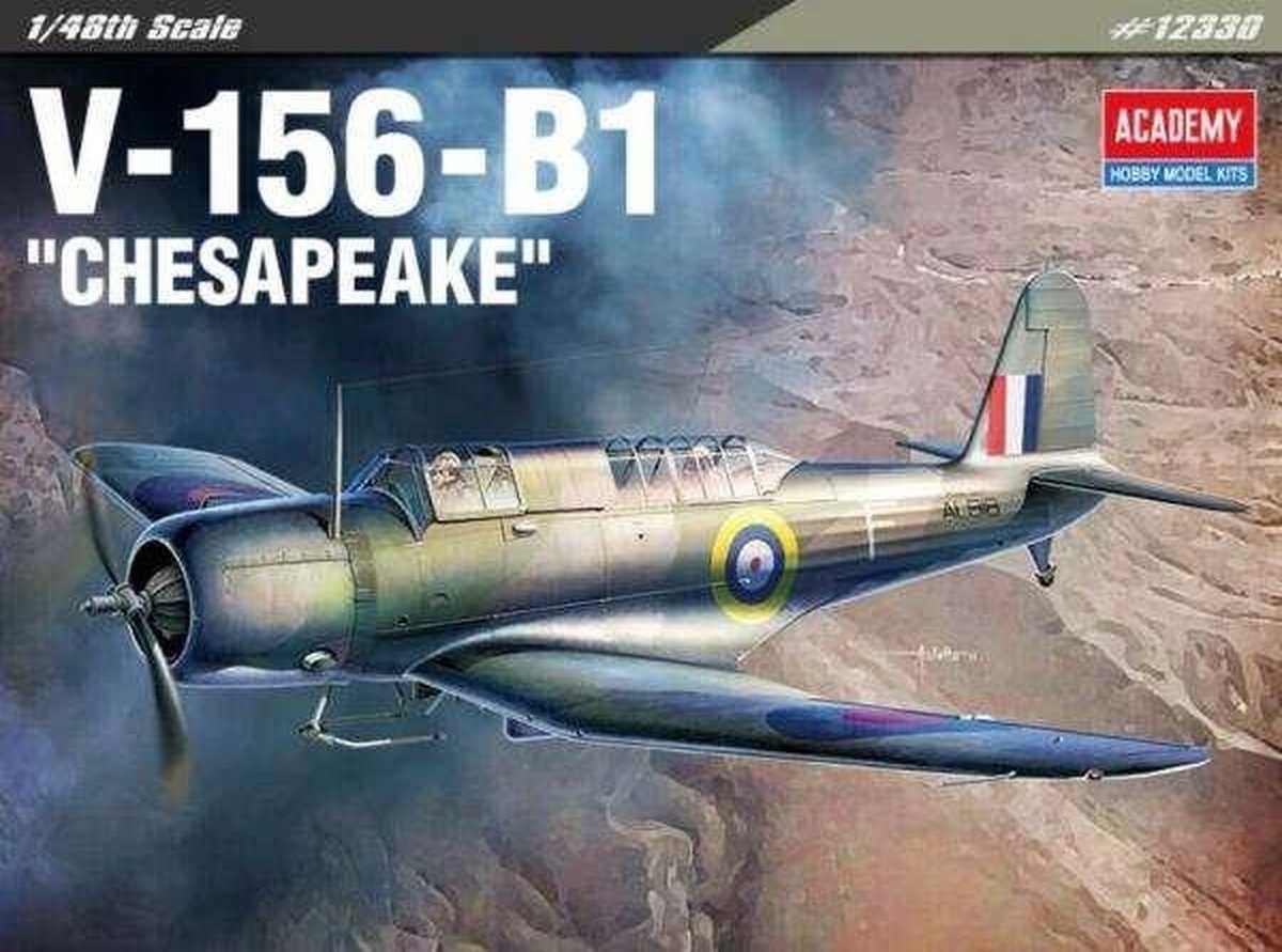1:48 Academy 12330 V-156-B1 "CHESAPEAKE" Plastic kit