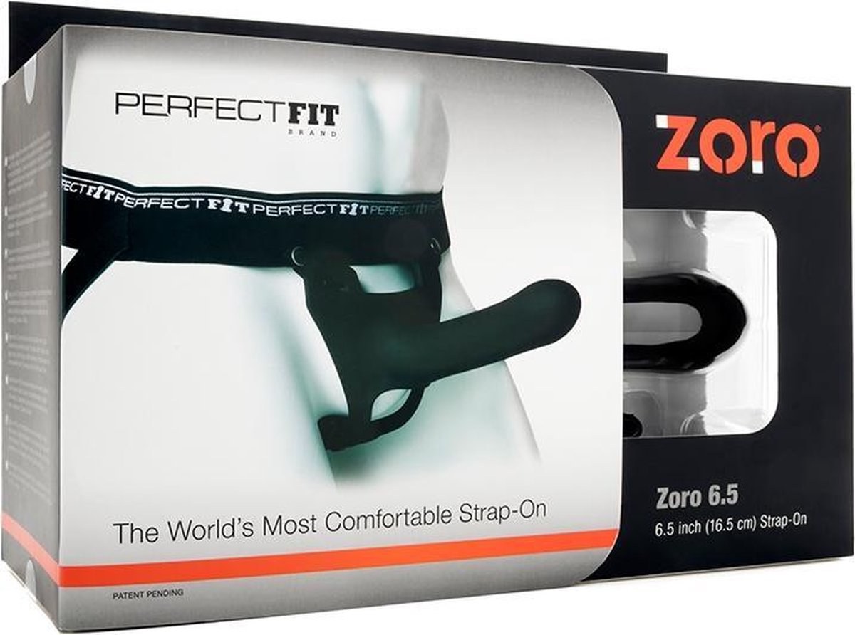 Zoro 6.5 inch Black - Strap On Dildos