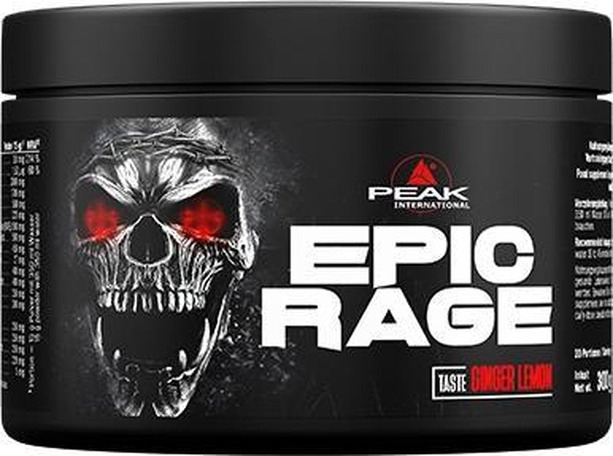 Peak - Epic Rage (300g) Ginger Lemon