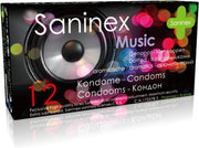 Music Dotted Condooms | 12 stuks | SANINEX