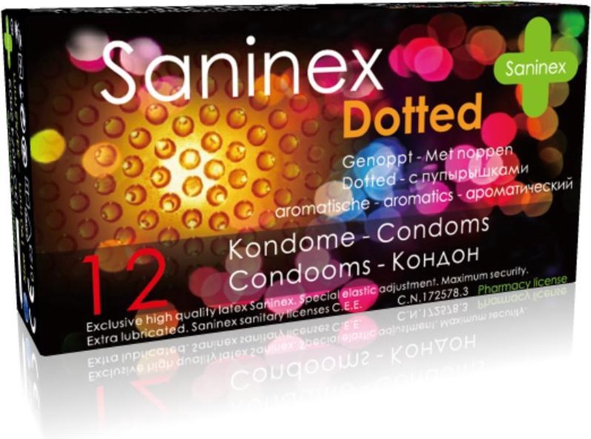Dotted Condooms | 12 stuks | SANINEX