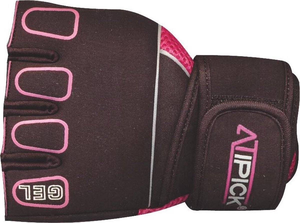 Atipick Handschoenen Mma Neopreen/mesh/nylon Bordeaux Maat L