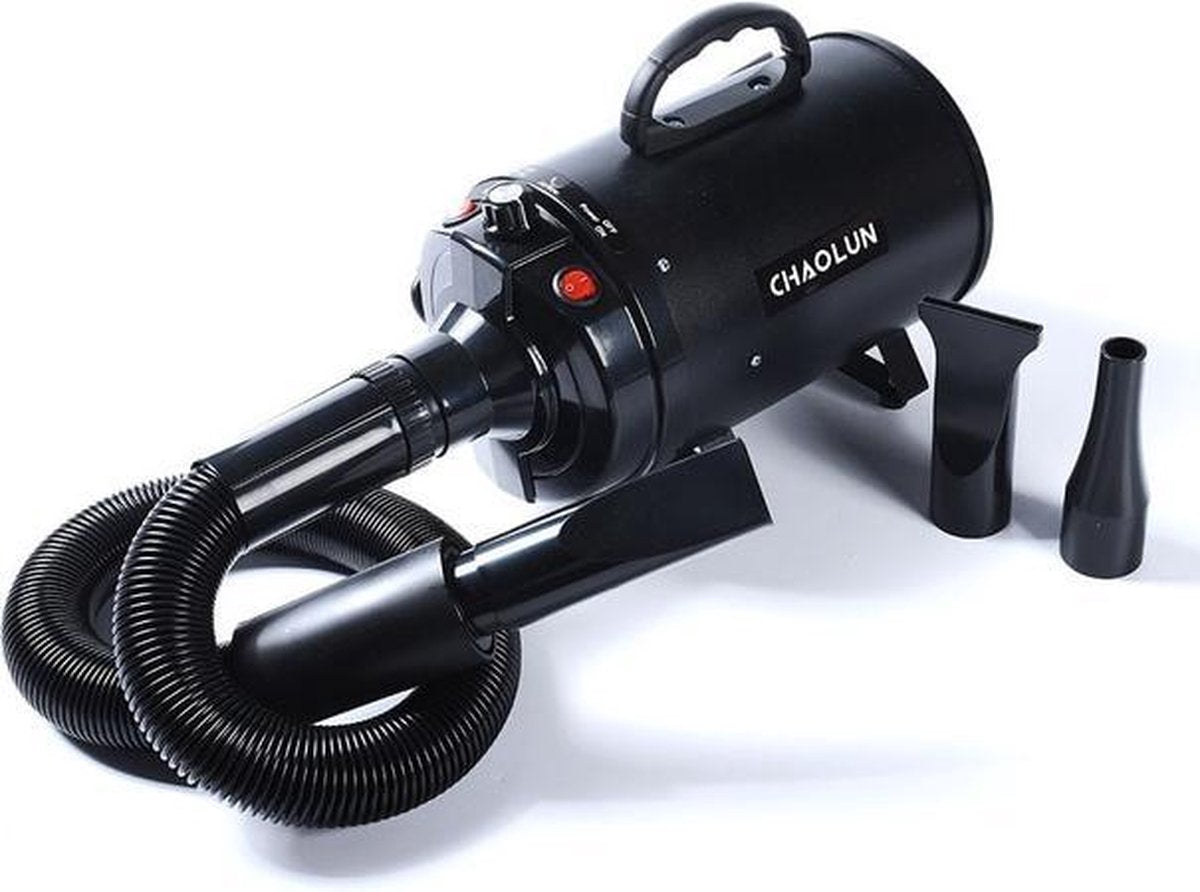 TBG Hondenverzorging Droger Huisdier Föhn Huisdier Hond Kattenverzorging Blower Warme wind 2400w Black