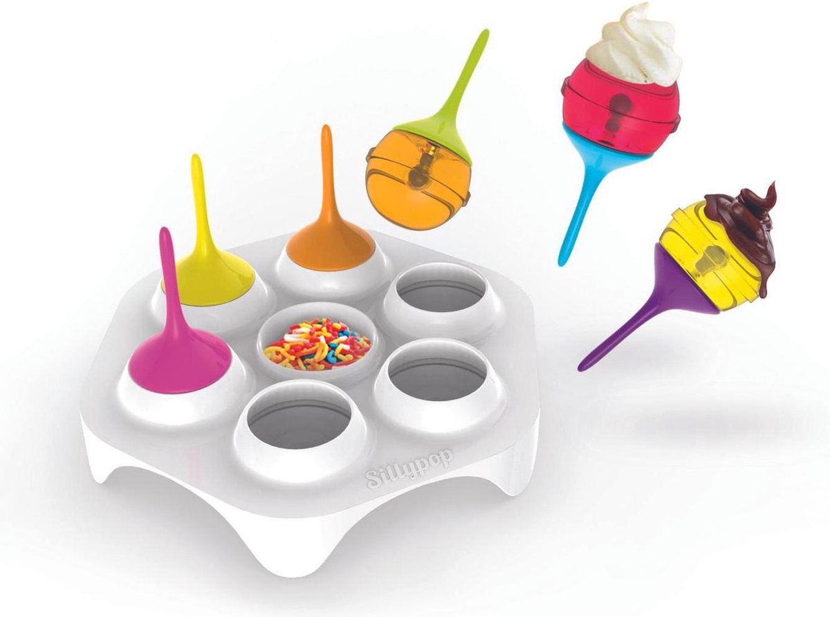 Silicone Zone IJslolliemaker - Mini - Assorti - Set van 7 stuks