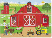 Melissa & Doug Vormenpuzzel Boerderij Junior Hout 8 Stukjes