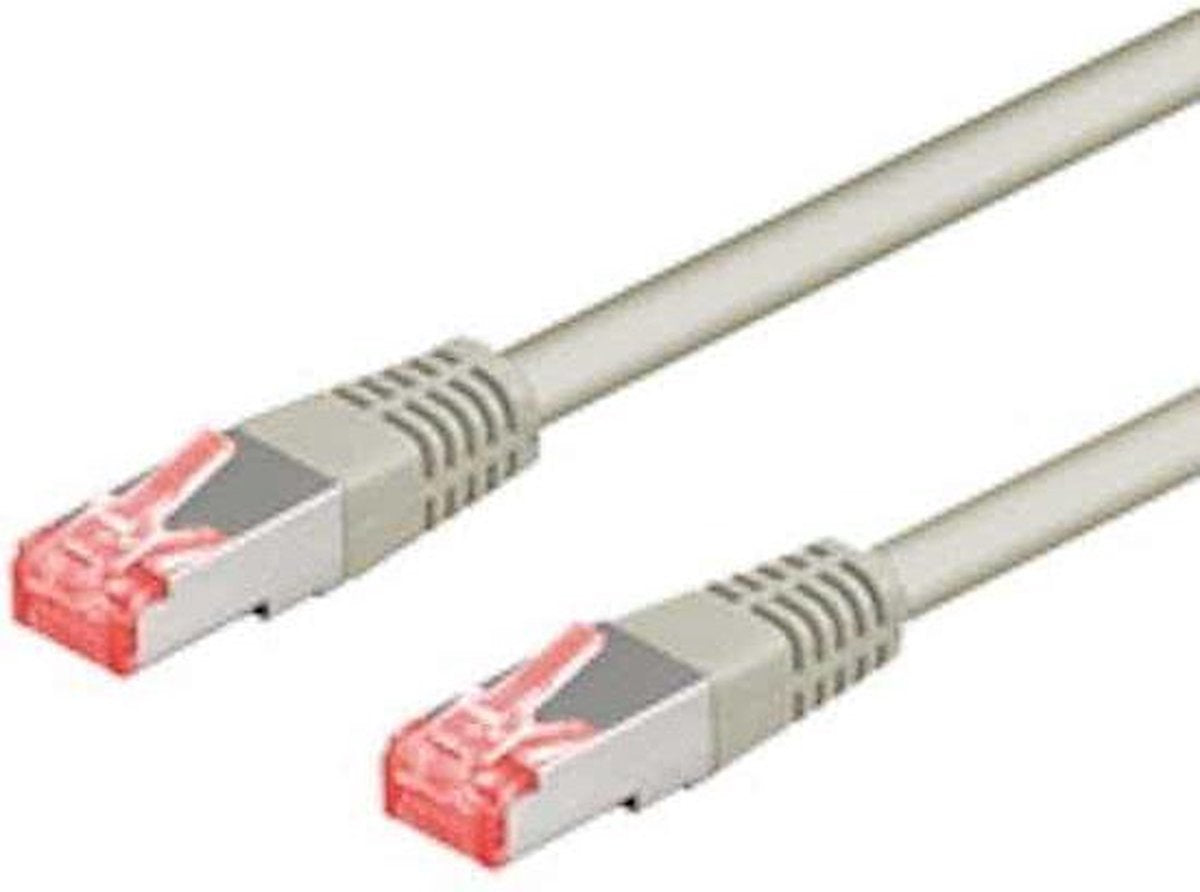 Goobay 2m CAT6a-200 netwerkkabel Grijs