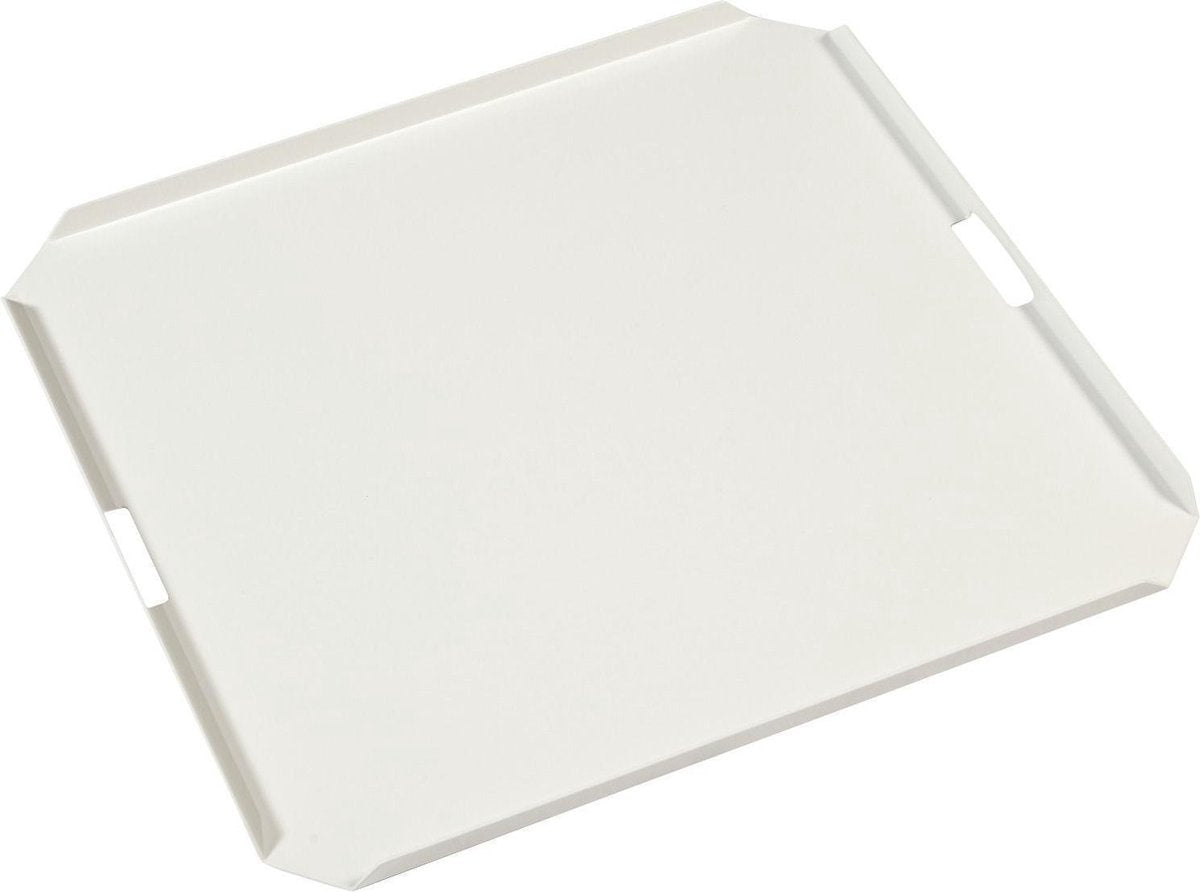 Nancy's Mecca Dienblad - Serving Tray - Met Handvat - Aluminium - Wit - 80 x 80 cm