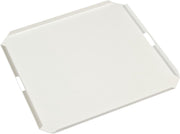 Nancy's Mecca Dienblad - Serving Tray - Met Handvat - Aluminium - Wit - 80 x 80 cm